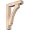Ekena Millwork Imperial Block Smooth Bracket w/ Offset Brace, Douglas Fir, 7 1/2"W x 32"D x 44"H BKT0806X32X44IMP05SDF - alternate 1